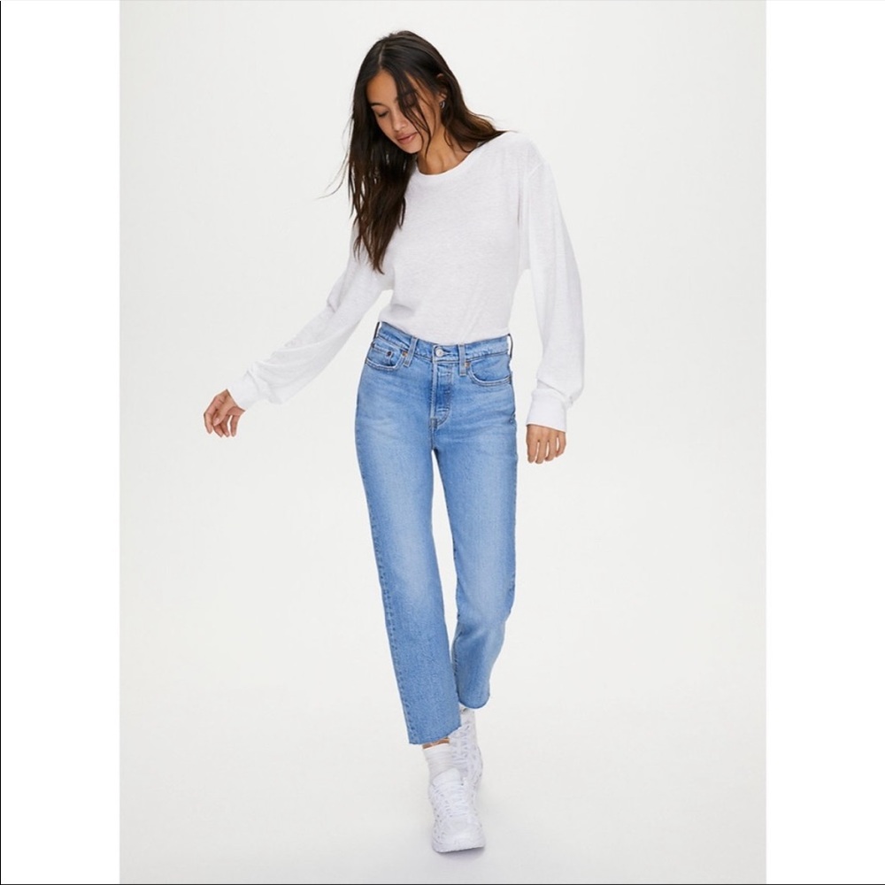 LEVI'S Wedgie Straight Jeans - Light Blue - 25